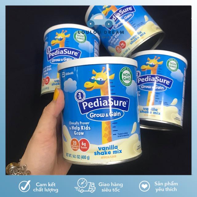 Sữa Pediasure Hươu Cao Cổ Grow &amp; Gain Mỹ 400gr - bay air (Loulou)
