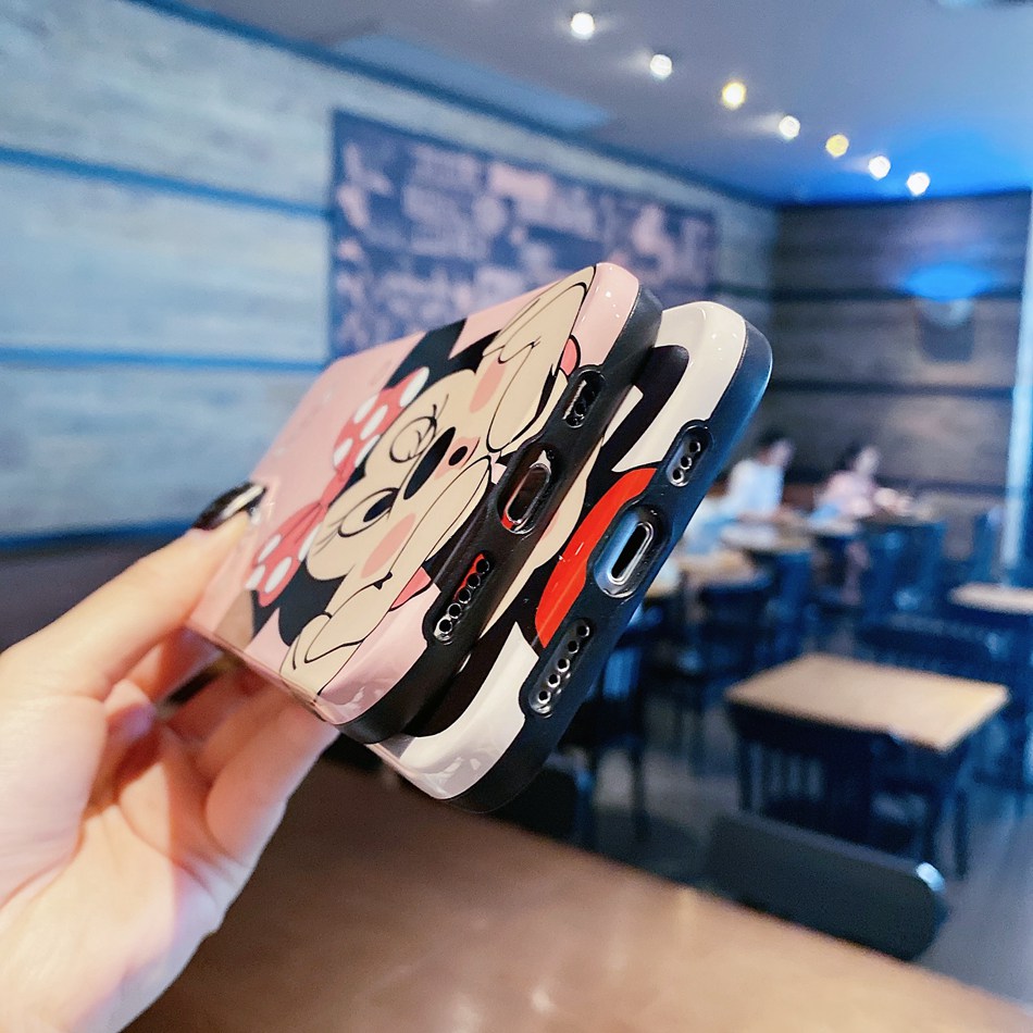 Ốp điện thoại họa tiết dễ thương có giá đỡ cho Apple Iphone 11 12 Pro 12pro Max 12mini 7 8 Plus X Xs Max Xr | BigBuy360 - bigbuy360.vn