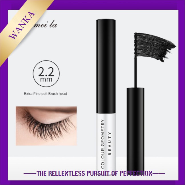 Mascara đầu cọ nhỏ siêu mảnh chống thấm nước không nhòe trang điểm kiểu Mỹ Latin 799