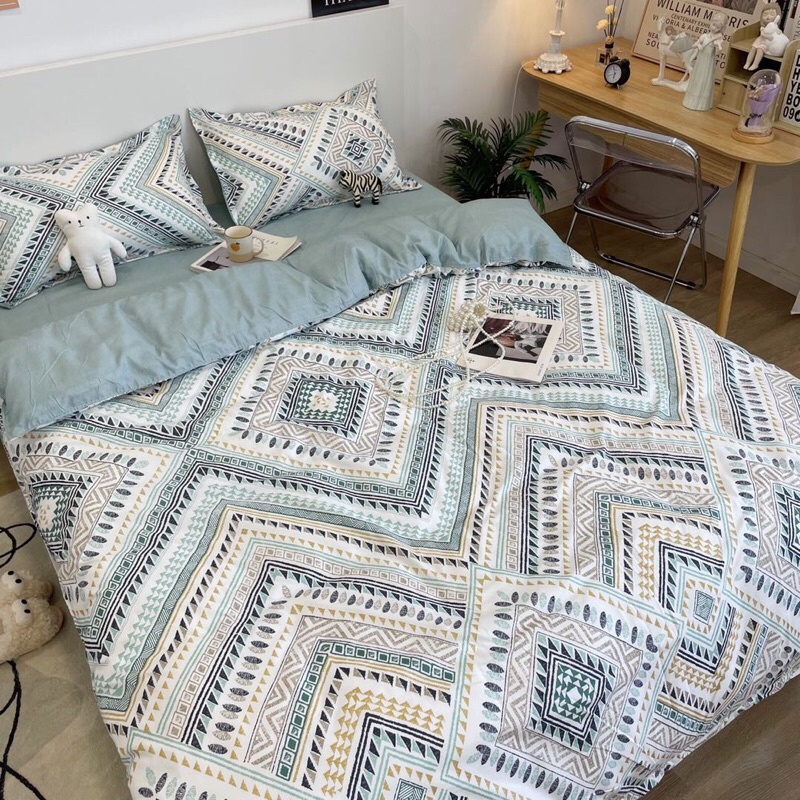 Chăn ga gối cotton ❤️ poly Mượt Decor chăn ga gối cotton Hàn Quốc đủ màu đủ size miễn phí bo chun