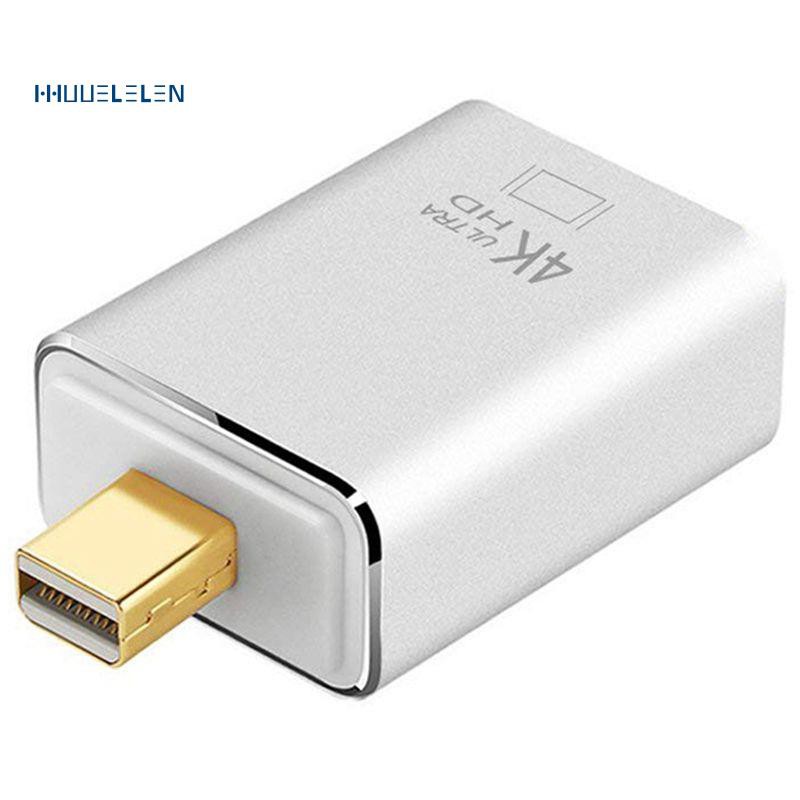 Mini Displayport(Thunderbolt 2.0) To Hdmi Adapter 4K Mini Dp To Hdmi Converter For Macbook Air, Imac, Macbook Pro, Surface Pro 3/4/5,Surface Book And More (Sier)