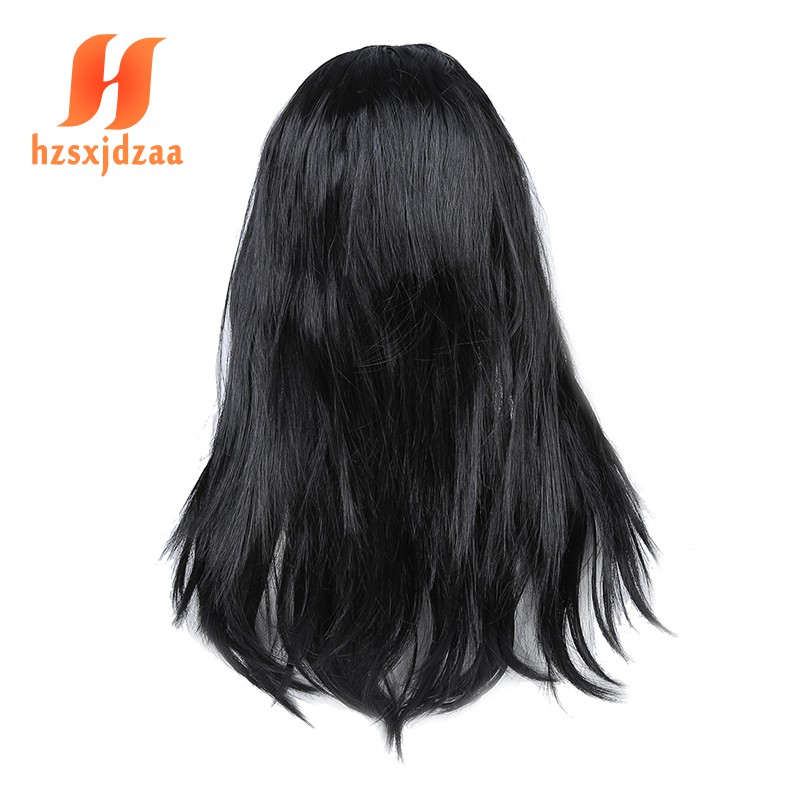 Bộ tóc giả thẳng dài màu đen kiểu dáng hợp thời trang dành cho nữ