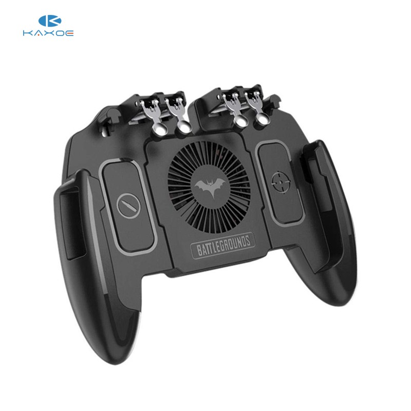 Tay cầm chơi game KAXOE 6 ngón có cò L1R1 + joystick + quạt tản nhiệt