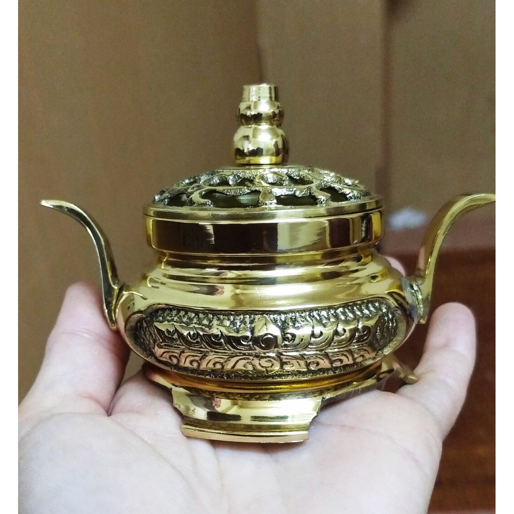 lư xông trầm bằng đồng size nhỏ