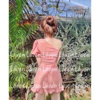 Đầm đẹp lệch vai bèo (có mút)