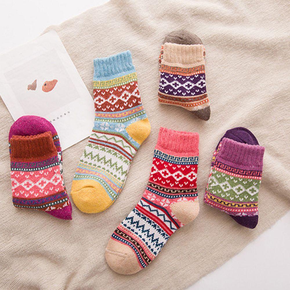 5 Đôi Tất Chân Giữ Ấm Mềm Mại