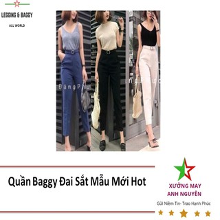 Nhập WANLSX Giảm 9K Đơn 99K - Quần Baggy Đai Sắt Mẫu Mới Hot