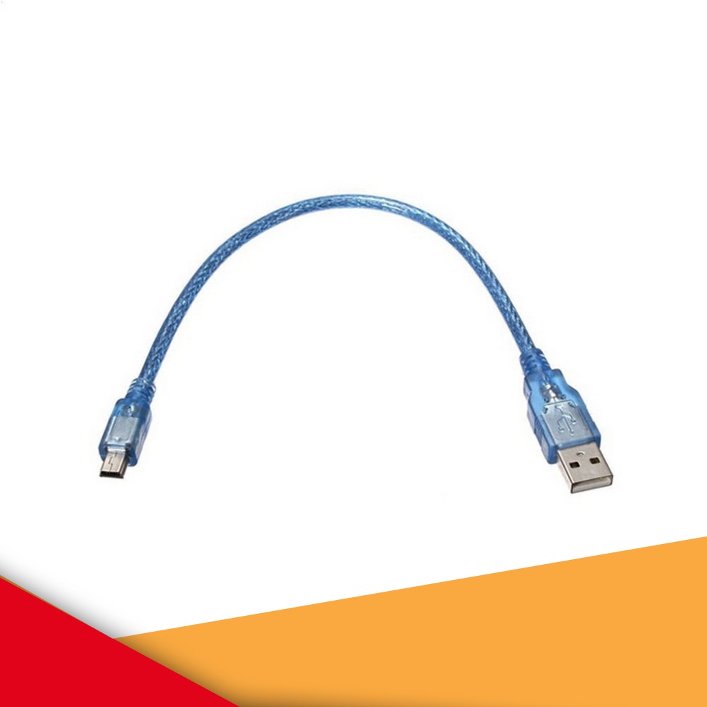 Dây cáp USB type A sang USB mini dài 30 cm (Dây MP3)