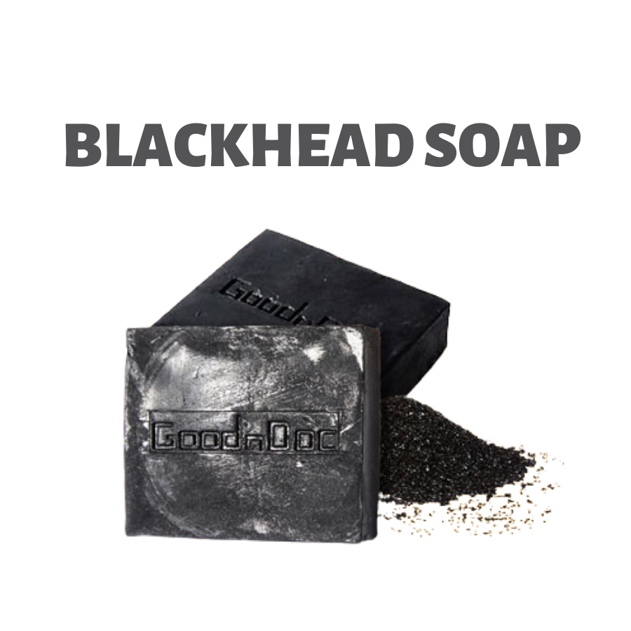 Xà Phòng Than Hoạt Tính Dùng Cho Mụn Đầu Đen Blackhead Soap GoodnDoc 100gram