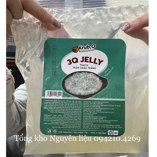 Thạch 3Q Trân Châu Trắng/Đen caramel KRUBo gói 1kg GIÒN SẦN SẬT LÀM TOPPING TRÀ SỮA/CHÈ