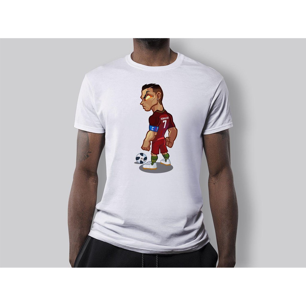 Áo thun nam in hình ronaldo