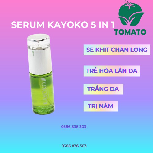 Bộ mỹ phẩm nám trắng da kayoko xanh 5 in 1 Nhật Bản chính hãng Mỹ Phẩm Mix