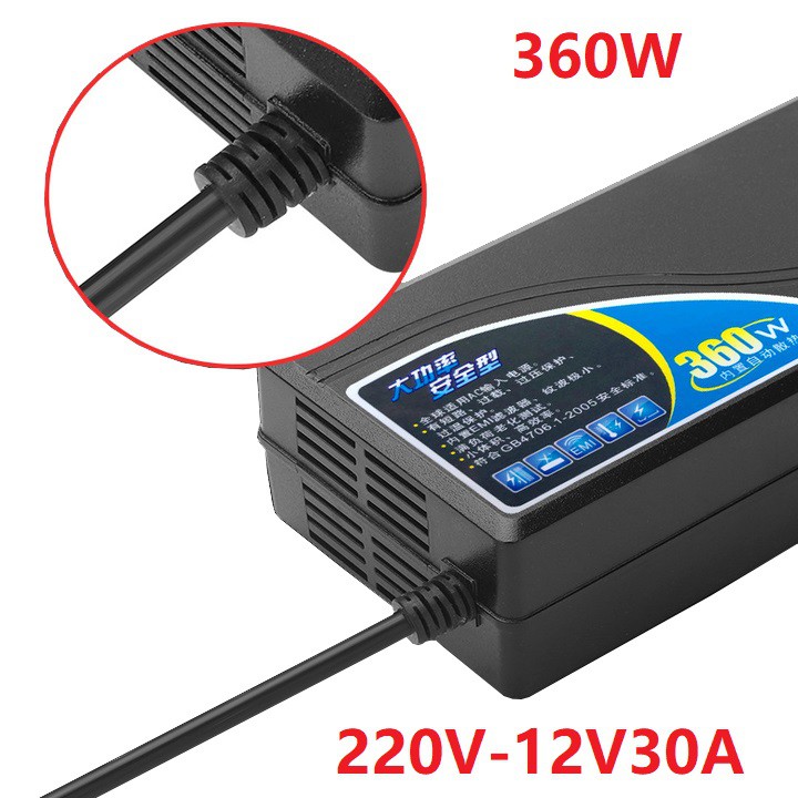 [ BẢO HÀNH 6 THÁNG] Bộ chuyển đổi nguồn 220V sang 12V-30A công suất 360W