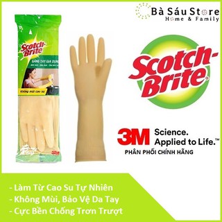 Găng tay cao su đa dụng rửa chén Scotch-Brite 3M GT-RC