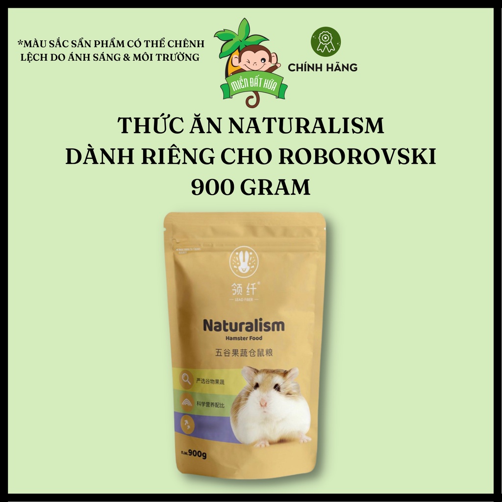 Thức ăn hamster - Dành riêng cho dòng robo cao cấp chính hãng Naturalism 900gram