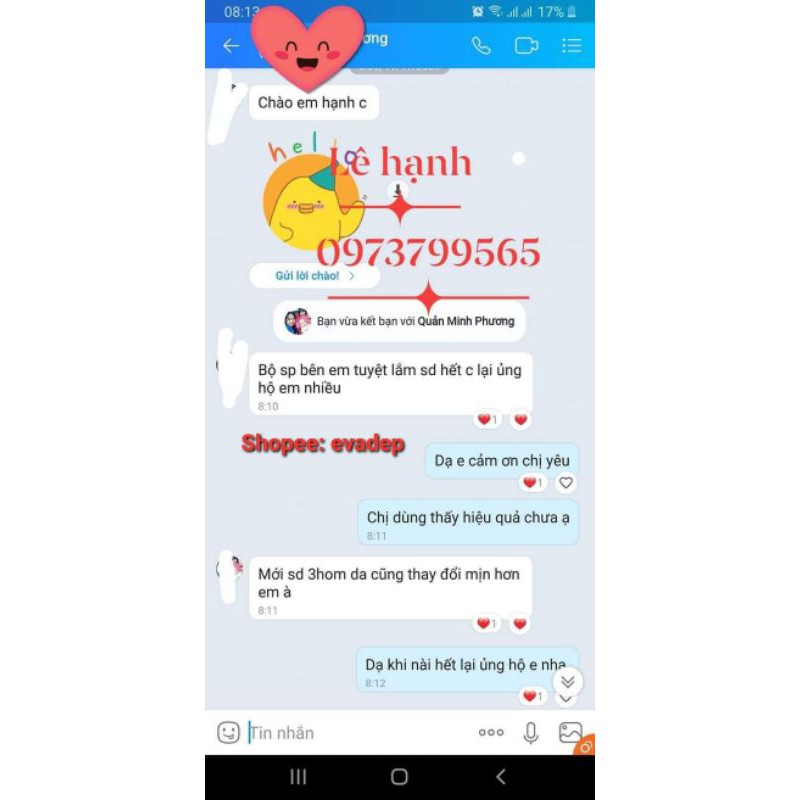 Hoàng Cung Cam Chính Hãng Danxuenilan 5in1 - Bộ Chăm Sóc Da Nám