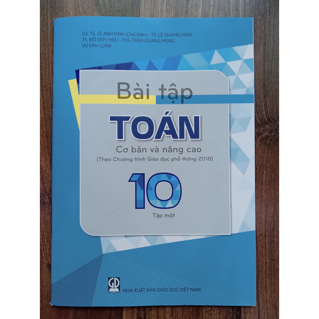 Sách - Bài tập toán 10 - tập 1 cơ bản và nâng cao  (Theo Chương trình Giáo dục phổ thông 2018)