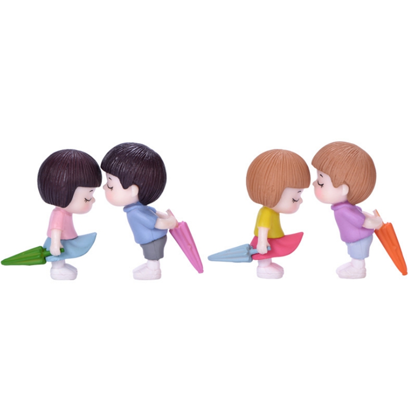 Bộ 2 Cây Dù Mini Trang Trí Sân Vườn