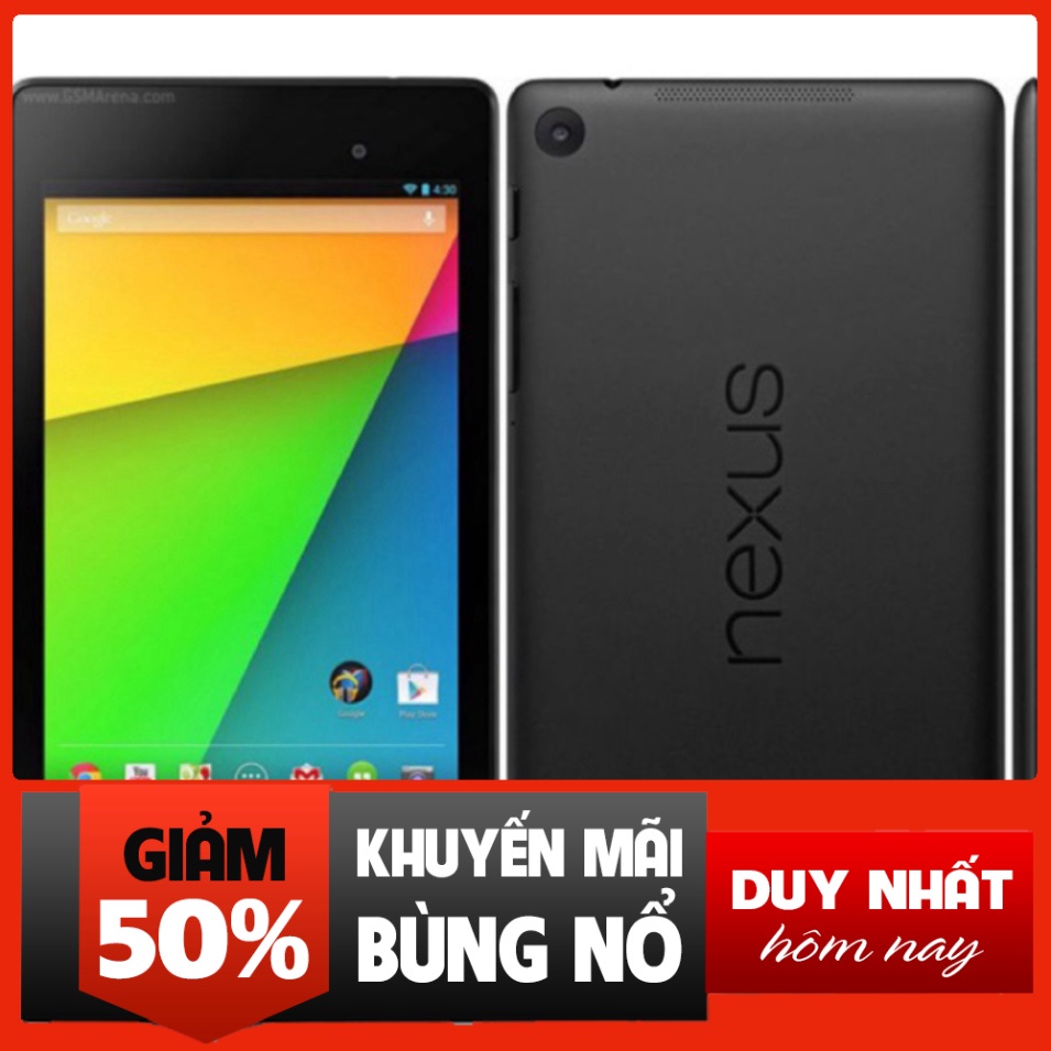 BÙNG NỔ GIÁ Máy tính bảng Google Nexus 7 2013 ram 2GB học online zoom google meet ( tặng bao da) BÙNG NỔ GIÁ