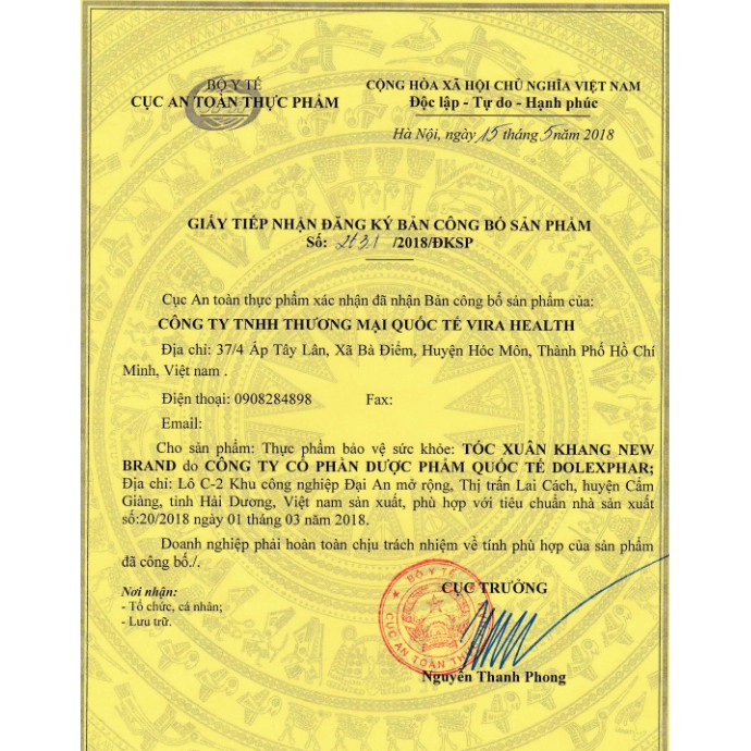 Tóc Xuân Khang  - Giúp nuôi dưỡng tóc móng, giảm tình trạng rụng tóc, khô xơ, dễ gãy - Tâm Dược