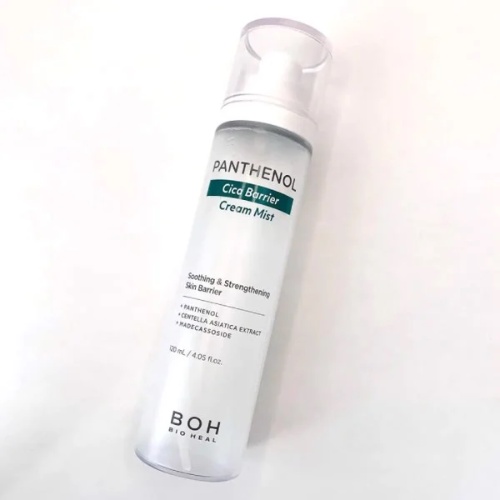 Kem Dưỡng Ẩm Dạng Xịt Chiết Xuất Rau Má Bioheal BOH Panthenol Cica Barrier Cream Mist 120ML
