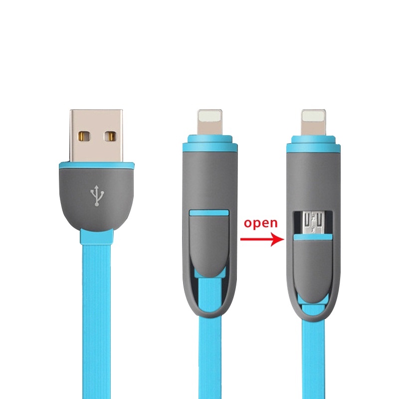 Dây Cáp Sạc Nhanh 3 Trong 1 Đa Chức Năng Dành Cho iPad Android Micro USB Lightning Type C