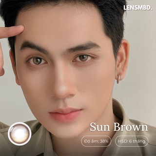 Kính áp tròng LENSMBD Sun Brown nâu filter bóng mắt