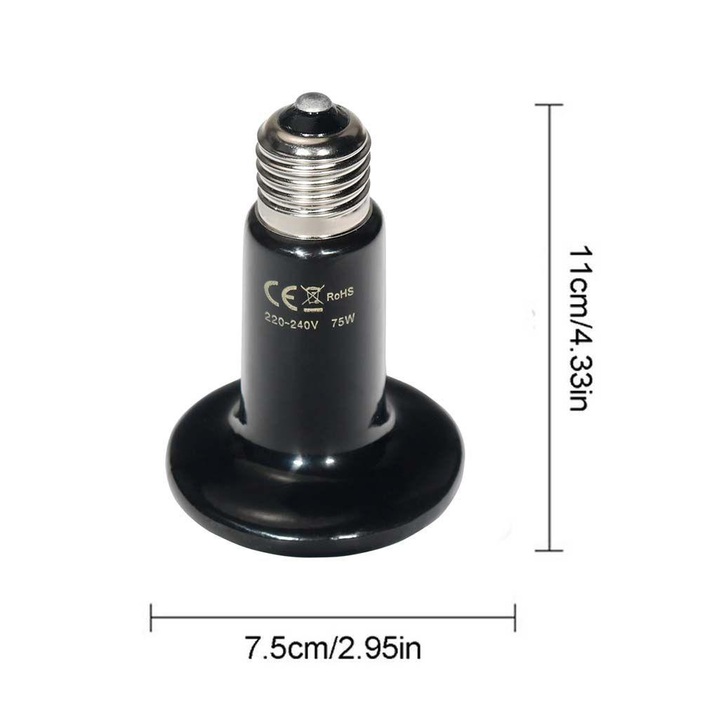 Bóng Đèn Sưởi Ấm Cho Rùa E27 75 / 100 / 150 / 200W