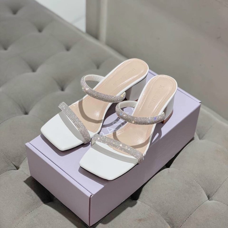 (HOT) Guốc 5 phân quai xoàn hai dây mảnh LINSHOP siêu xinh cho các nàng 💕
