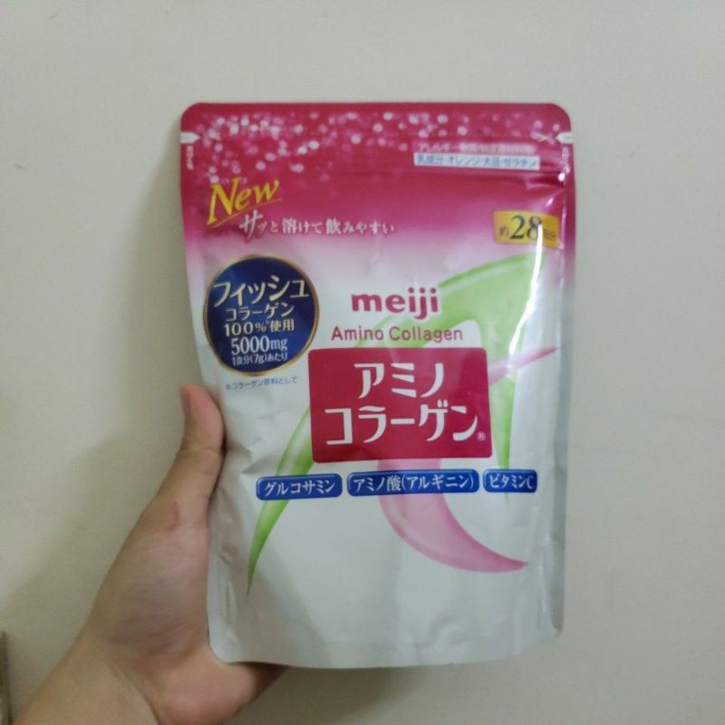 bột amino Collagen Meiji nhật bản