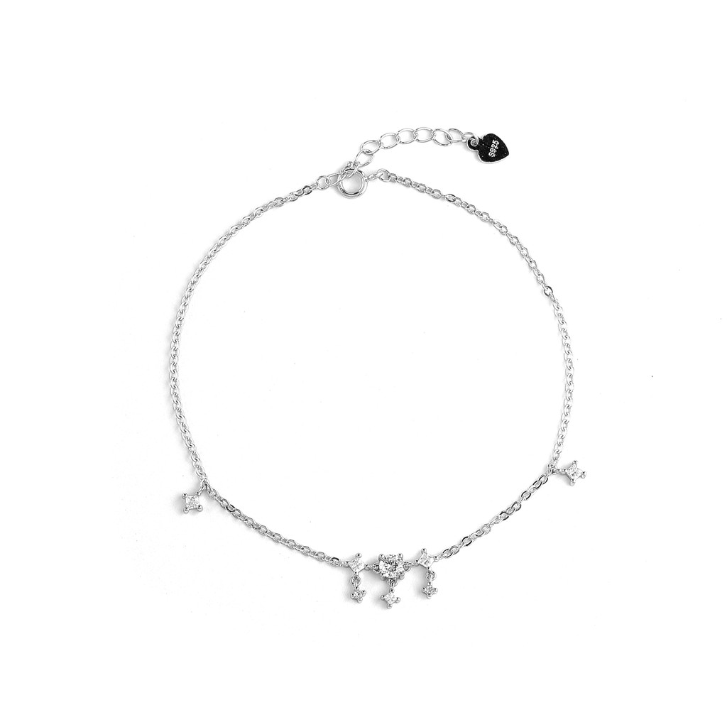 Lắc Chân Bạc Blue Peach Mirror LC221 | BigBuy360 - bigbuy360.vn