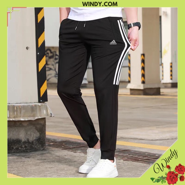Quần Jogger Phong Cách Thể Thao Nam Nữ Ống Bó Chất Thun Co giãn WD726