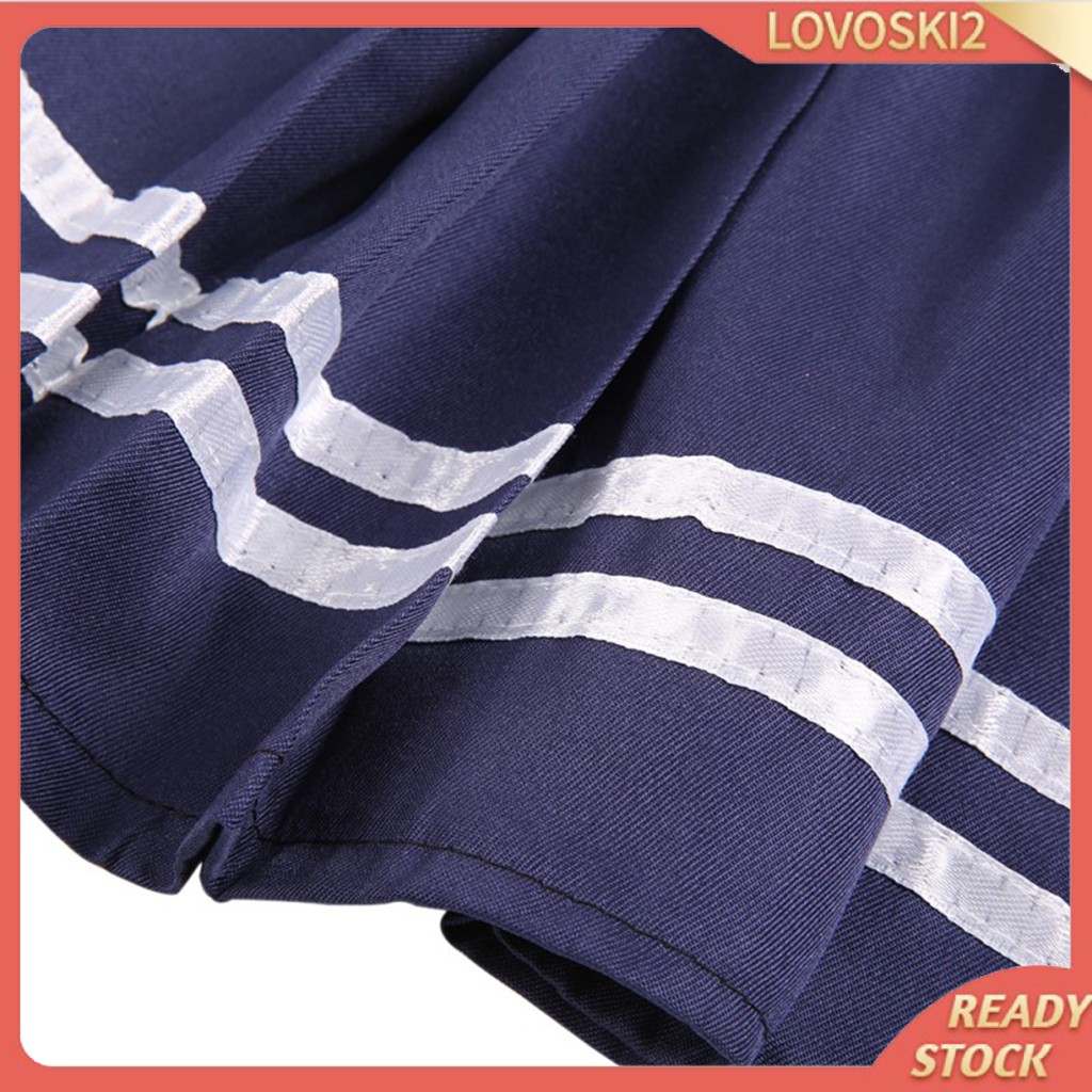 Women School Girl Uniform Nightclub Cosplay Costume Outfit Lingerie Set Pink