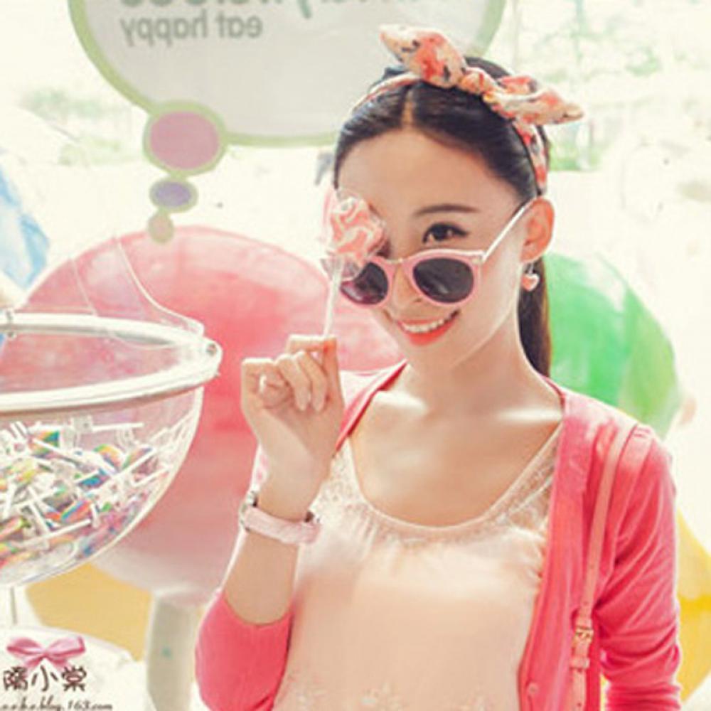 Băng Đô Cài Tóc Đính Nơ Họa Tiết Hoa Và Bướm Dễ Thương Phong Cách Vintage