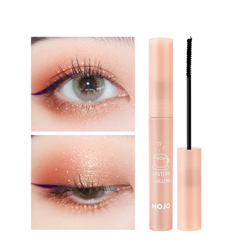 Chuốt mi đầu nhỏ HOJO gấu dễ thương mascara chuốt tơi dài nhỏ xinh không thấm nước không lem nội địa Trung