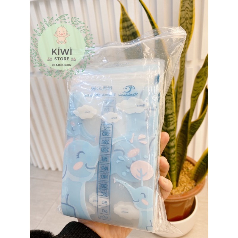Túi trữ sữa Kichilachi hộp 50 chiếc 250ml