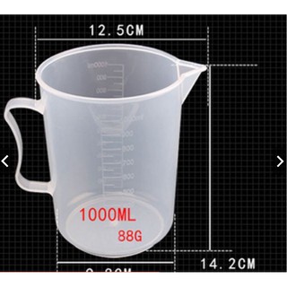 Ca Nhựa Chia Vạch 1L ( Bộ 2 ca)