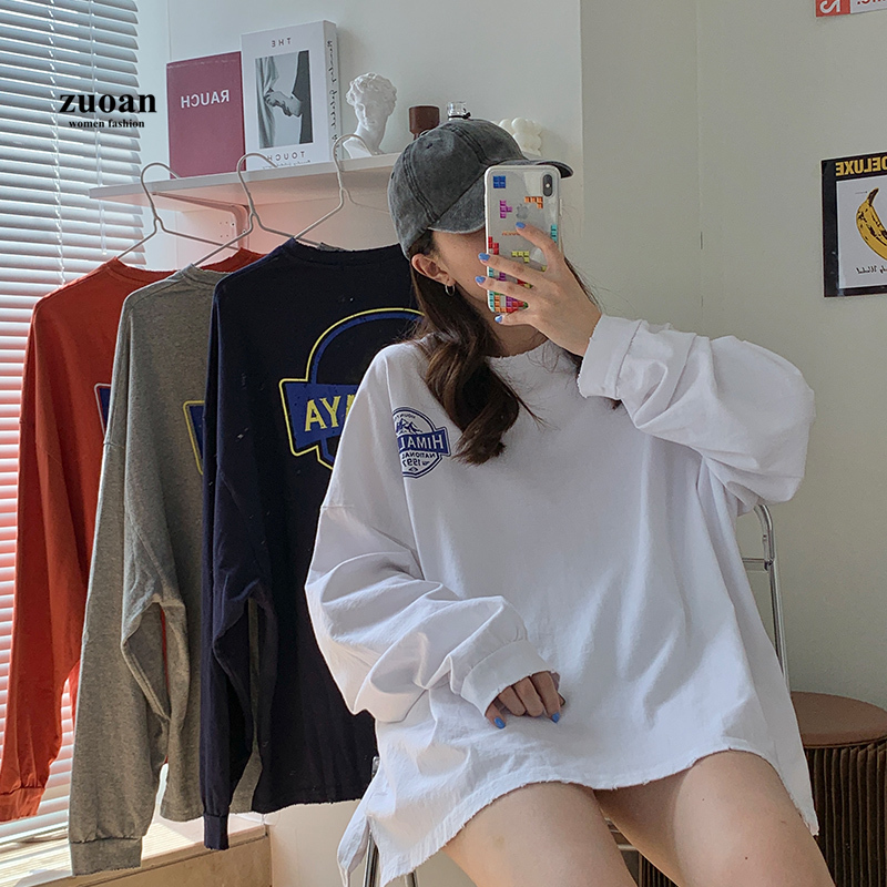 Áo Sweater Nữ Dài Tay Dáng Rộng Xẻ Tà Thời Trang | BigBuy360 - bigbuy360.vn