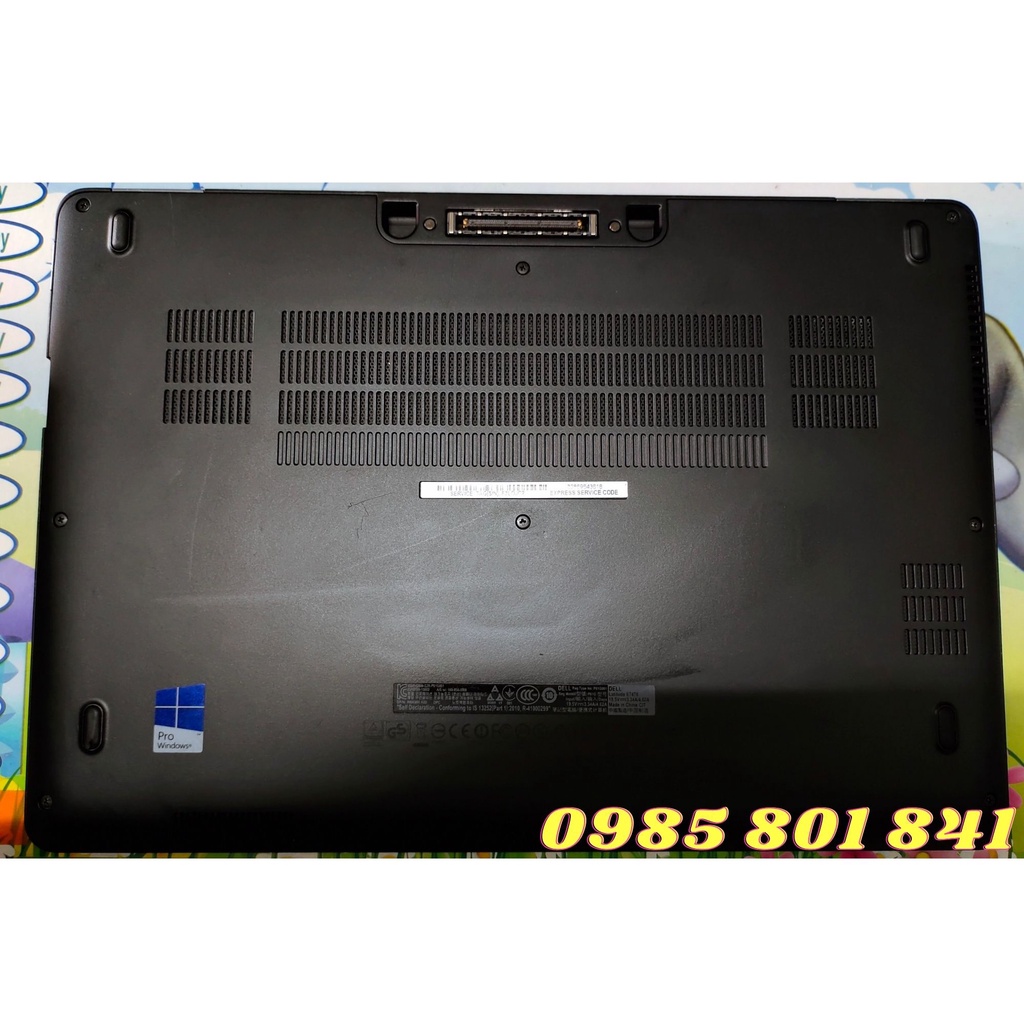 Laptop Dell E7470 i7 6600U màn hình 14inch cảm ứng 2k (SSD 256GB ,RAM 8GB) | BigBuy360 - bigbuy360.vn