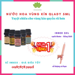 Nước hoa vùng kín - Qlady - Giúp thơm vùng kín - Quyến rũ - Chuẩn độ lưu hương - tặng giấy thầm dầu siêu xinh!