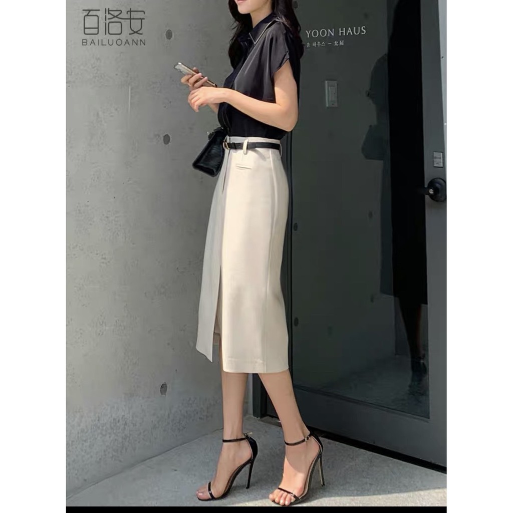 CHÂN VÁY BÚT CHÌ UNL KÈM BELT (1444) | BigBuy360 - bigbuy360.vn