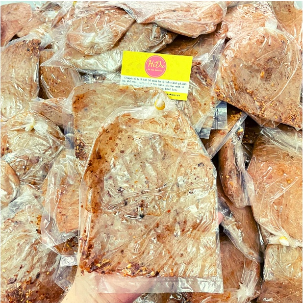 Bánh tráng xì ke muối nhuyễn tây ninh siêu cay phơi sương đồ ăn vặt HiDu Food