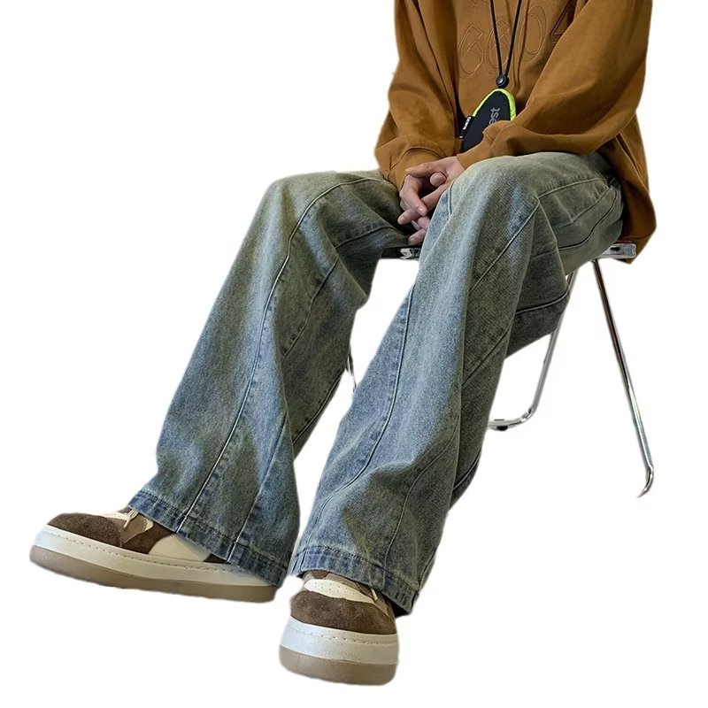 Quần Jeans Ống Rộng Phong Cách hiphop Cho Nam