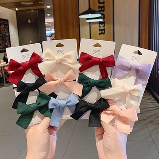 Dây buộc tóc và Kẹp tóc nơ nhỏ dễ thương phong cách Hàn Quốc!!