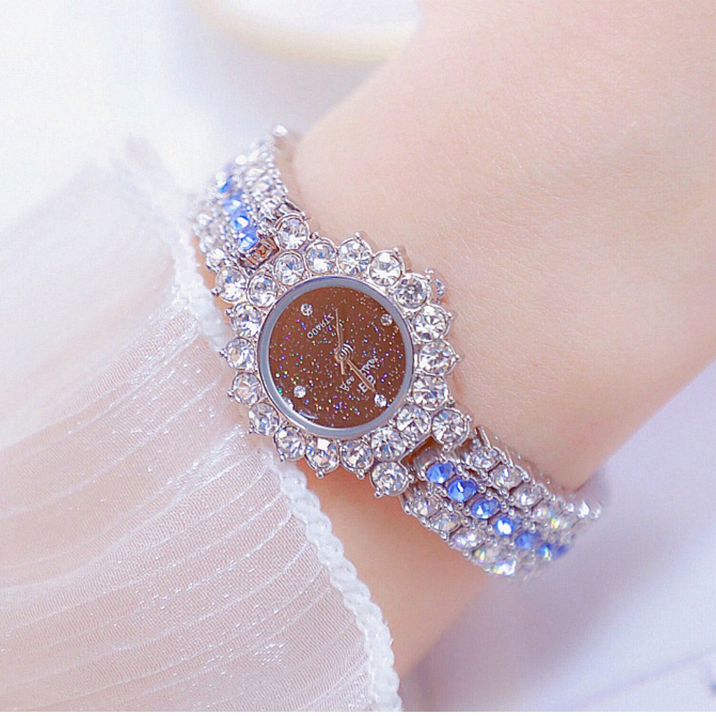 ĐỒNG HỒ NỮ THỜI TRANG BEE SISTER 1581 DÂY THÉPĐÍNH ĐÁ SIÊU SANG CHẢNH (2 MÀU) | BigBuy360 - bigbuy360.vn