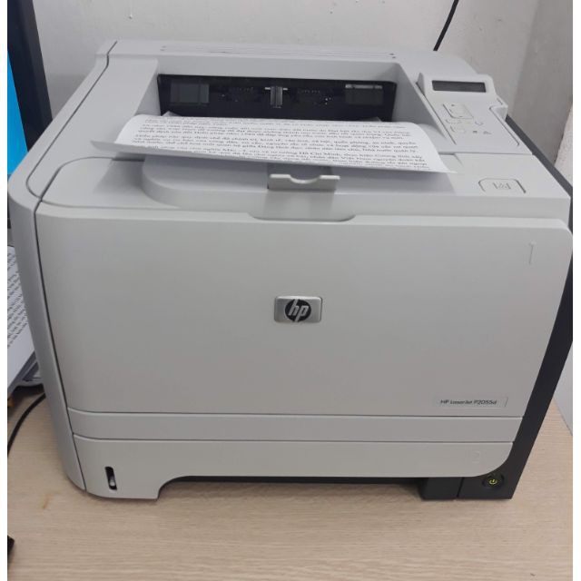 Máy in cũ Laserjet 2 mặt tự động đảo mặt HP 2055d - tặng kèm hộp mực , dây nguồn , dây USB mới