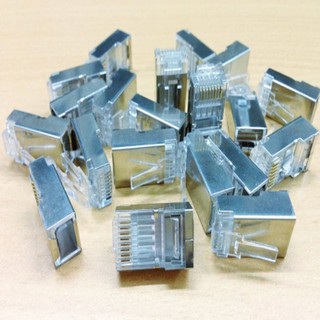 Hạt mạng rj45 kingmaster có bọc sắt chống nhiễu, tim đồng 100%