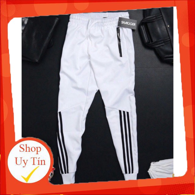 Quần jogger thể thao nam vải thun nỉ dây kéo túi, co giãn, mềm mịn y ảnh