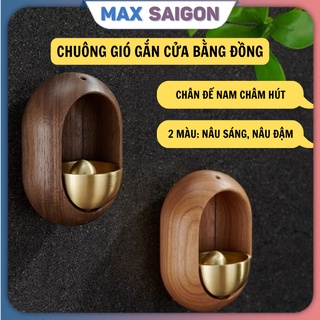 Chuông gió gắn cửa bằng đồng trang trí nhà cửa văn phòng deco trang trí