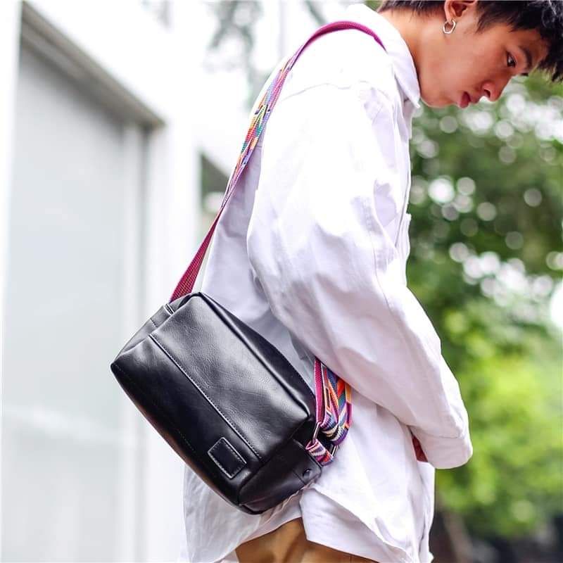 TÚI ĐEO CHÉO UNISEX NAM NỮ DÂY THỔ CẨM SANG CHẢNH